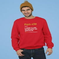 Fun-Cle, vicces szótár idézet pulóver férfi-GoatDeals minták, férfi 3x-nagy