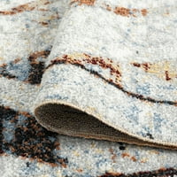 Kortárs terület szőnyeg gyémánt rozsda, rozsda beltéri téglalap könnyen tisztítható