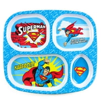Bumkins Superman Gyerekek Osztott Tálca Lemez
