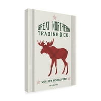 Sue Schlabach 'Northern Trading Moose Feed' vászon művészet