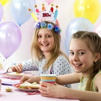 Születésnapi Party Fejpánt Tiara Boldog Fejdísz Kalap Haj Kedvez A Lányoknak Koronák Karika Gyerekek Lány Szivárvány