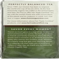 Choice Organics Japán Zöld Tea, Koffeint Tartalmaz, Zöld Tea Táskák, Gróf
