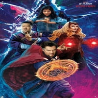 Marvel Doctor Strange az őrület Multiverzumában-Csoportos Falplakát Pushpins-szel, 22.375 34