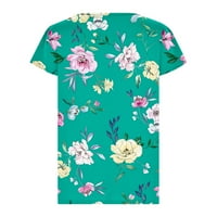Crewneck Rövid ujjú ingek szilárd blúz női Splicing csipke felsők alkalmi kényelmes tunika nyári pólók elegáns pólók