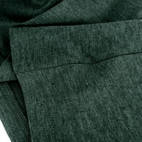 Férfi pulóver Hosszú ujjú pulóver Zip pulóver férfi alkalmi felső téli póló Zöld 2XL
