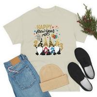 Familyloveshop LLC Boldog Új Évet Gnome póló, gnómok Boldog Új Évet póló, Újévi póló, Férfi nők Boldog Új Évet ing,