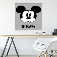 Disney Mickey Mouse-Arc fali poszter fa mágneses kerettel, 22.375 34