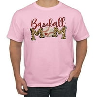 Baseball Anya Textil kollázs Sport férfi grafikus póló, világos rózsaszín, kicsi