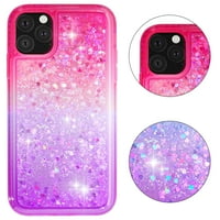 IPhone Pro ma 6.5 esetében Glitter Case Sparkle Glitter áramló folyékony futóhomok fényes Bling gyémánt női lányok