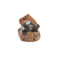 zttd mikro táj dekoráció miniatűr gyanta kert szobor ház a
