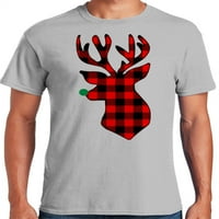 Graphic America ünnepi karácsonyi ünnepi rénszarvas állati férfi grafikus póló