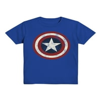 Amerika kapitány fiúk rövid ujjú grafikus póló, méret 4-18