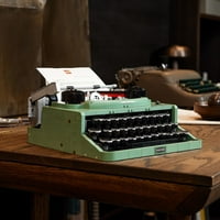 Ötletek írógép építőkészlet; gyűjthető kijelző modell felnőtteknek, hogy szikra nosztalgikus emlékek; egyedi ajándék