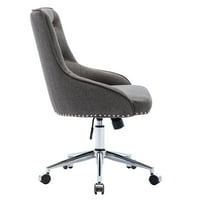 Irodai íróasztal szék közepes hátú modern, tufed bársony szövet számítógépes szék forgó magasság Állítható ékezetes