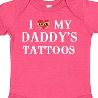 Inktastic szeretem apám tetoválás ajándék kisfiú vagy kislány Body