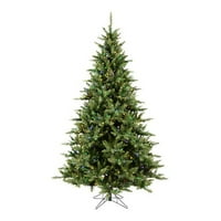 Vickerman 7.5 ' Camdon fenyő mesterséges karácsonyfa, Többszínű Dura-lit LED lámpák - Fau karácsonyfa-Szezonális beltéri