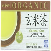 Yamamotoyama genmai cha zöld tea sült barna rizzsel, teazsákok dobozonként, 2. oz