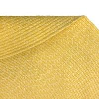 Better Trends Sunsplash polipropilén 60 96 fonott szőnyeg, beltéri használatra, felnőtteknek-sárga