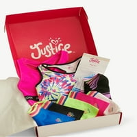 Justice Girls ajándék Bo-beleértve a Sport melltartó, fiú rövid Fehérnemű, No Show zokni, méretek XS-XL