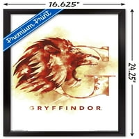 A Varázsvilág: Harry Potter-Griffendéles Illusztrált Ház Logó Fali Poszter, 14.725 22.375