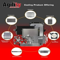 Agility Auto Parts A C kondenzátor az Audi, Porsche, Volkswagen -specifikus modellek számára