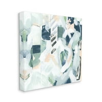Stupell Industries Különböző modern formák elrendezése festménygaléria csomagolt vászon nyomtatott fali művészet, tervezés