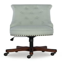 Linon Sinclair menedzser szék állítható magasságú & forgatható, lb. Kapacitás, Menta Zöld