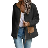 Cptfadh Női Kabátok Női Kabát Téli Kabátok Gomb Le Hajtóka Felsőruházat Bilincs Kabát