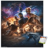 Marvel Cinematic Universe-Avengers-Végjáték-Space fali poszter fa mágneses kerettel, 22.375 34