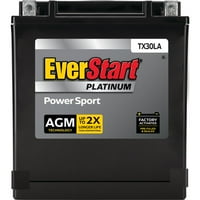 Everstart PowerSport gyár aktivált AGM motorkerékpár akkumulátor, csoportméret TX30LA Volts, CCA