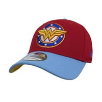 Wonder Woman Stars Logo 39Thirty felszerelt kalap-közepes nagy