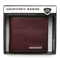 Geoffrey Beene Mens L Fold Wallet RFID blokkolás