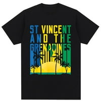 St Vincent és a Grenadine-szigetek Retro 70-es 80-as évek Vintage póló