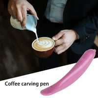 Elektromos Latte Art Toll Cappuccino Kávé Faragás Toll Húzza Virág Dekoráció