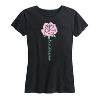 Azonnali üzenet-kedvesség Rózsa-Női Rövid ujjú grafikus póló