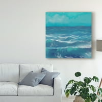 Védjegy Képzőművészet 'Ocean Waves I' Canvas Art készítette: Rick Novak