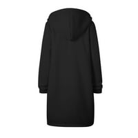 Miayilima kabátok nőknek közepes hosszúságú kabát virágmintás hosszú ujjú alkalmi cipzáras kapucnis Splicing kabát