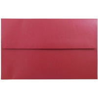 A borítékok, 6x9.5, piros fém, 50 csomag, jupiter piros