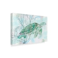 Védjegy Szépművészeti „Akvarell tengeri teknős i” Canvas Art készítette: W Studio W Studio