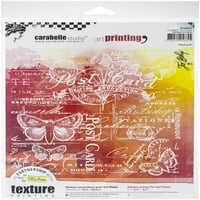 Carabelle Stúdió Művészeti Nyomtatás Négyzet Alakú Gumi Textúra Lemez-Képeslap