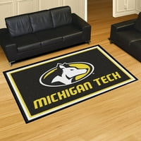Michigan Tech Egyetem 5' x8 ' szőnyeg