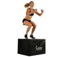Sunny Health & Fitness hab Plyometric Exercise Box, lb Súly kapacitás, Step Up Ugrás Bo magasságban, NO. 085