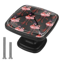 Szekrény fogantyú fiók húzza flamingó gombok csavarokkal tér Bútor irodai szekrény gomb dekoráció
