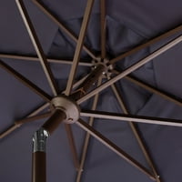 Kültéri Gyűjtemény Velence Egyetlen Fésűkagyló 9 Méteres Dönthető Esernyő Sötétkék Fehér