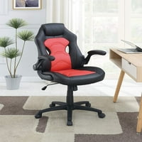 Saim irodai szék Rela Gaming irodai szék fekete és piros színű