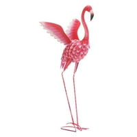 23 rózsaszín és fehér Kortárs repülő flamingó dekoráció