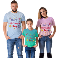 Anya ing nőknek és gyerekeknek Mama levél nyomtatás póló Anyák napja Rövid ujjú felsők