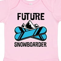 Inktastic Snowboard jövő snowboardos ajándék kisfiú vagy kislány Body