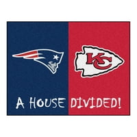 - Patriots-Cheifs Ház osztott szőnyeg 33.75 x42. 5
