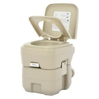 5. Gallon Hulladéktartály Hordozható Beltéri Kültéri WC Kompakt Komód